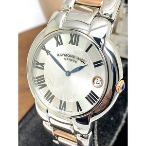 Raymond Weil Women's Watch 5235 Jasmine Swiss Quartz Silver Rose Gold Steel